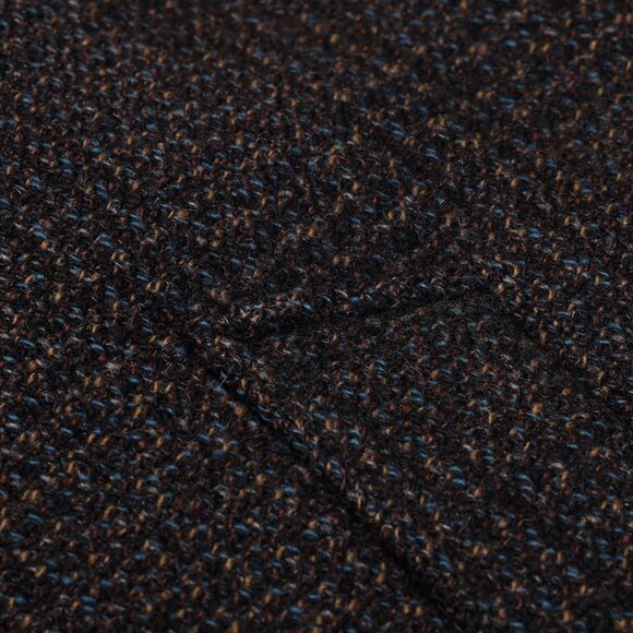 HS (Austria) 70s, Looped Wool Mohair Tweed, Windowpane Check, High GSM - Picture 5 of 8